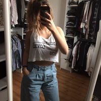 Crop top blanc 