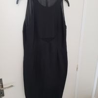 Robe de fetes Zara noire sans manches T XL, idÃ©al 31 dÃ©cembre 